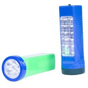 Rechargeable LED Flashlight With Working LED Light at Side