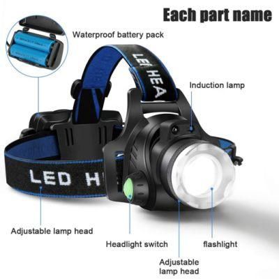 COB Dry Battery ABS Amazon Hot Sale Cheap Head Lamp