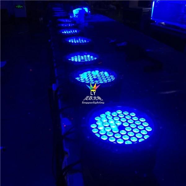 DMX Stage 54X3w LED RGB 3in1 PAR Can Light