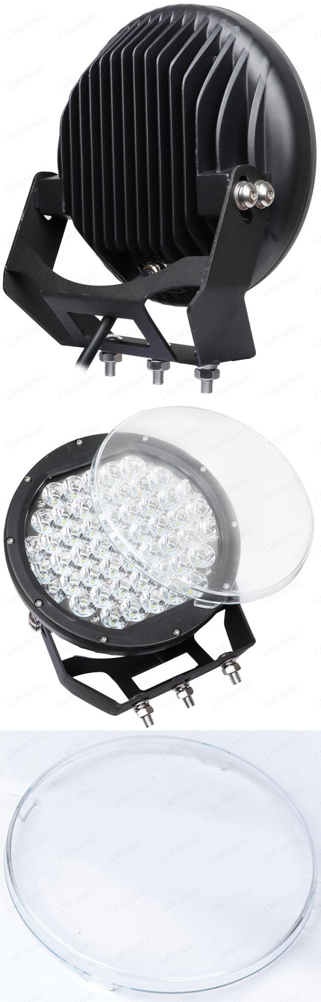 10.0 Inch 255W 4X4 Offroad Car Auxiliary LED Work Driving Light Spot Flood Beam