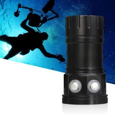 Underwater Photography Light Red Blue LED Good Fill Light Handle Diving Flashlight Wide Angle Beam Cave Lighting