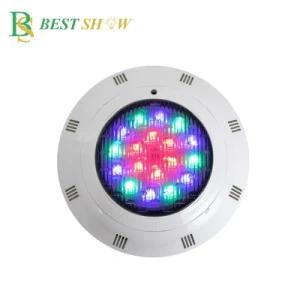 Embedded Stainless Steel 18W White RGB Swimming Pool Light
