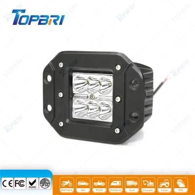 18W Flush Mounted Truck Tractor Heavy Duty LED Work Light