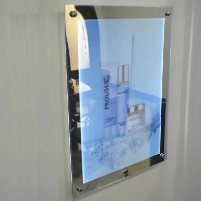 Elegant Electronic Image Display Hotel Rest Room Mirror Light Box