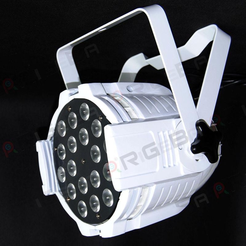 Party Stage Disco PAR 64 18LEDs 10W RGBWA+UV 6in1 High Power LED Spot PAR Light