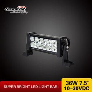 7.5&quot; 36W High Lumen Auto LED Light Bar for Offroad