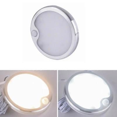 DC12V 3W PIR Motion Sensor Activated Kitchen Cabinet LED Puck Lighting