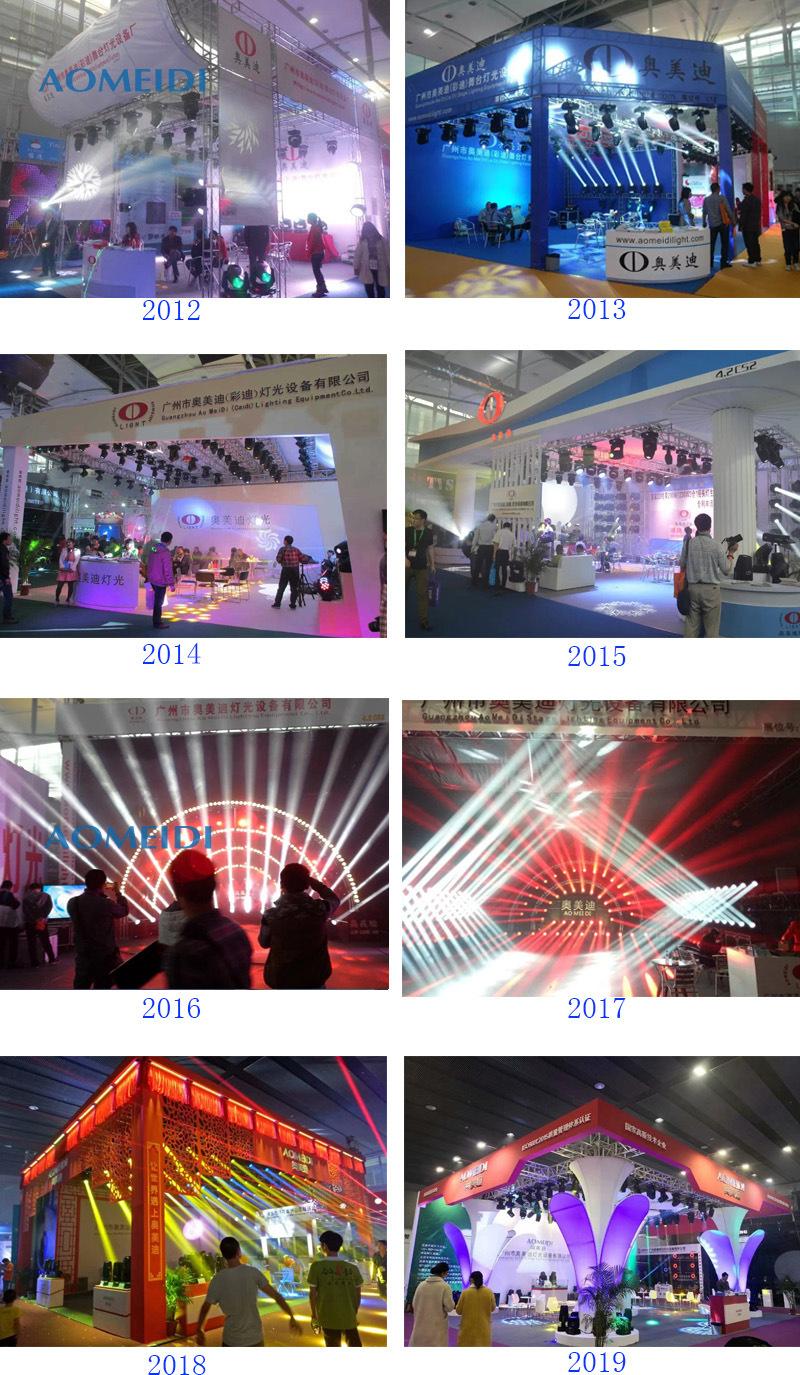 54X3w Indoor Wedding DMX LED Stage PAR Can Light RGBW