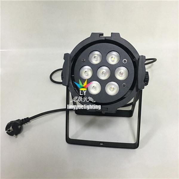 Ce RoHS Stage RGBW Flat Mini 7*15W LED PAR Light