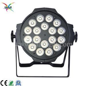 DJ 18pcsx18W RGBW+UV Indoor PAR LED 6in1 PAR Can