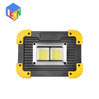 USB Rechargeable Outdoor Camping and Searching LED Work Light with Emergency Power Bank