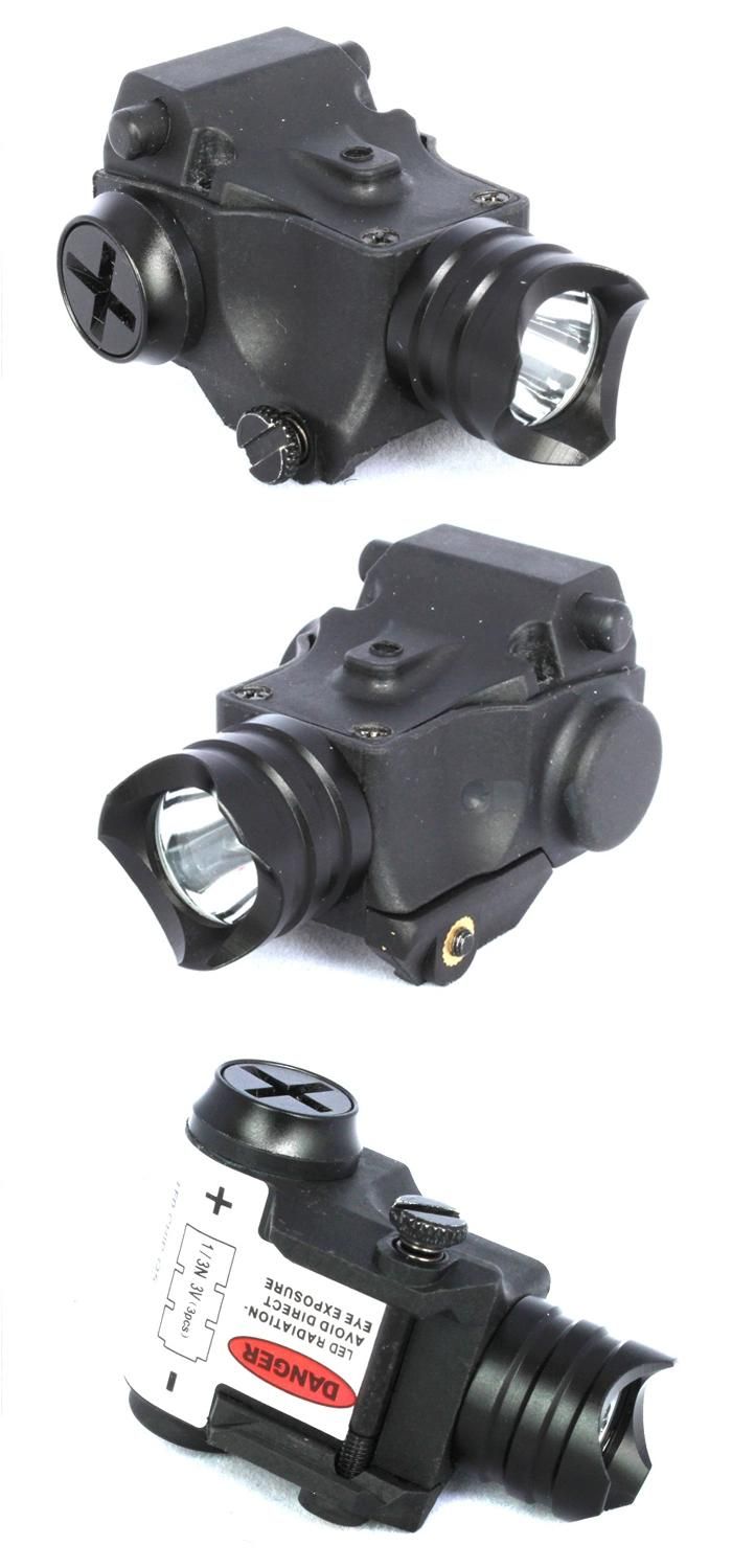 Compact Tactical Mini Pistol LED Flashlight with CREE Q5 80-100 Lumens with Strobe Function