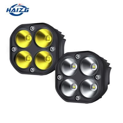 Haizg LED Fog Light for Aut 40W 3 Inch Offroad Accessories 4X4 Spot Flood Fog off Road White Color LED Light