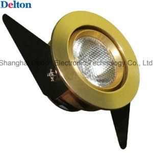 Golden Flexible 1W Mini Spot Light LED Cabinet Light (DT-CGD-007)