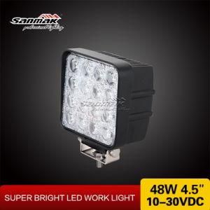 Waterproof IP68 Square 48W 4&quot; LED Car Light