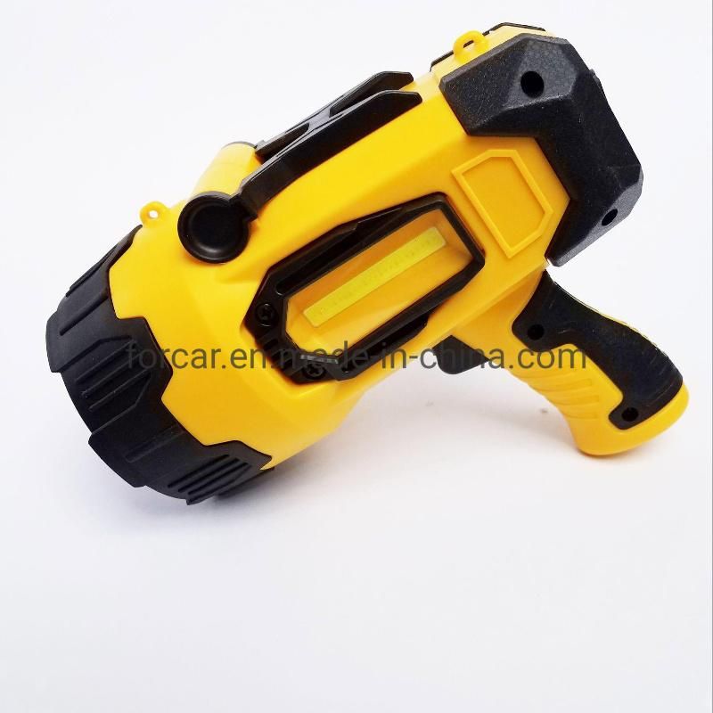 Wholesale Emergency Searchlight Portable LED Spotlight Outdoor Flashlight High Power Charging T6 Patrol Minor Fishing Handheld COB LED Work Light