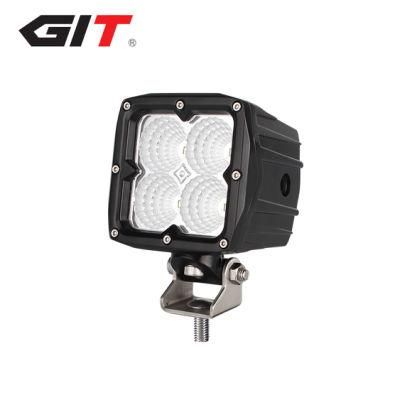 Hot Sale New Emark ECE R10 40W 4inch Osram Suqare LED Work Light for Tractor Offroad Truck 4X4