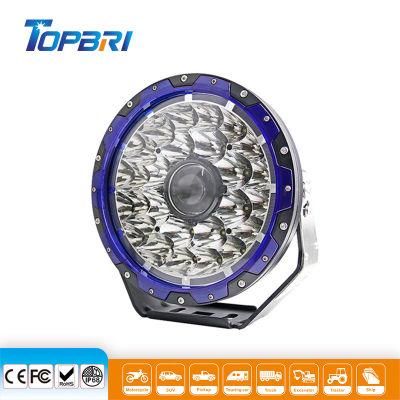 Round 9inch 132W Laser LED Work Light for Motorcycle Offroad Car Truck