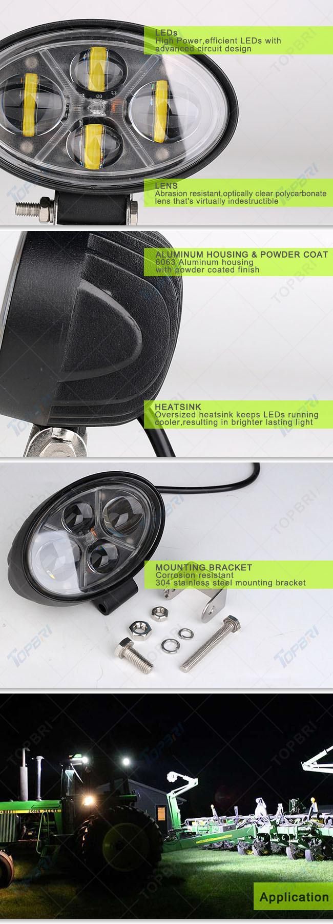 12V 20W Auto LED Work Lamp for Forklift Agricultural Tractor