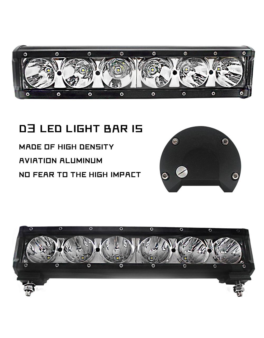 30W 60W 90W 120W 150W 180W 210W 240W High Power CREE Truck LED Work Light Bar for Car