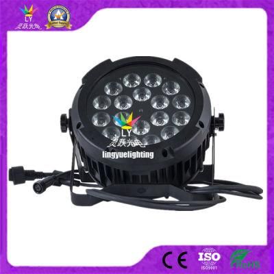 RGBWA UV 6in1 18X18W Waterproof Outdoor LED PAR Light