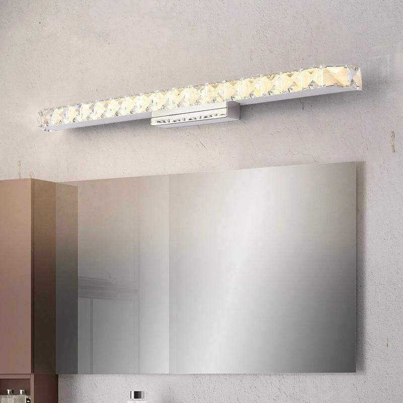 Modern LED Mirror Crystal Wall Lighting Industrial Style Bathroom Vanity Light (WH-MR-65)