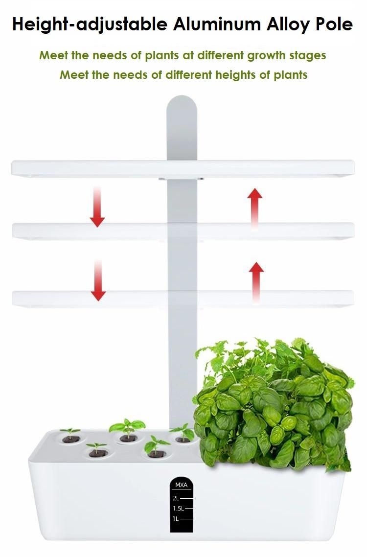 2021 New Design Big Smart Garden Indoor Outdoor Hydroponics Equipment Tomato Cucumber LED Light