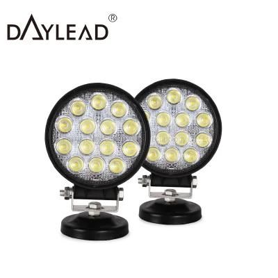 Universal Car Truck SUV off Road Flood Spot Lamp Vehicle 42W LED 12V 24V Square LED Work Lights