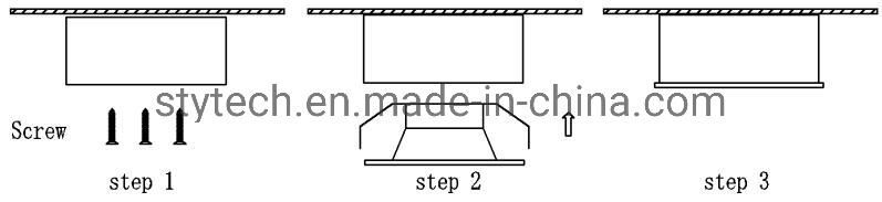 Surface Mounted Under LED Puck Kitchen Cabinet Light for Furniture/Wardrobe with Ce Approval