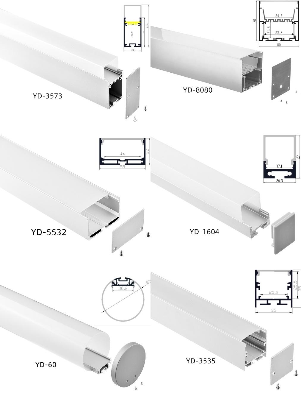 Building Material LED Aluminum Profile for LED Strip Light China LED