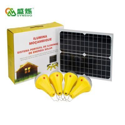 Portable Solar Power System Lights Kit with Remote Control