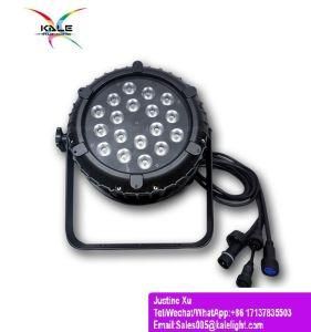 IP65 Waterproof Outdoor Stage 18*15W RGBWA 5in1 LED PAR Light