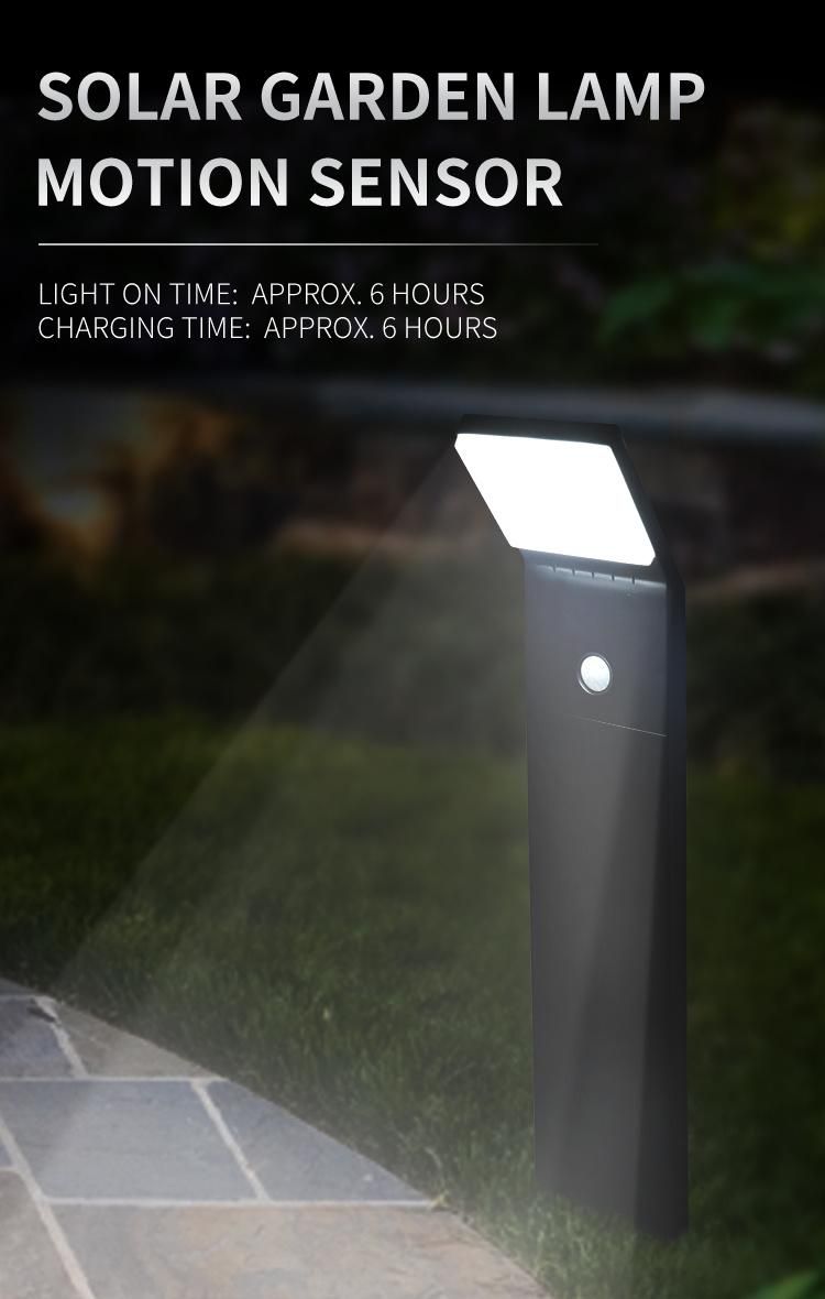LED Motion Sensor Solar Garden Lamp Outdoor Landscape Lighting