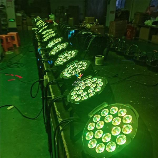 DMX 512 18PCS*15W RGBWA UV LED PAR Stage Light