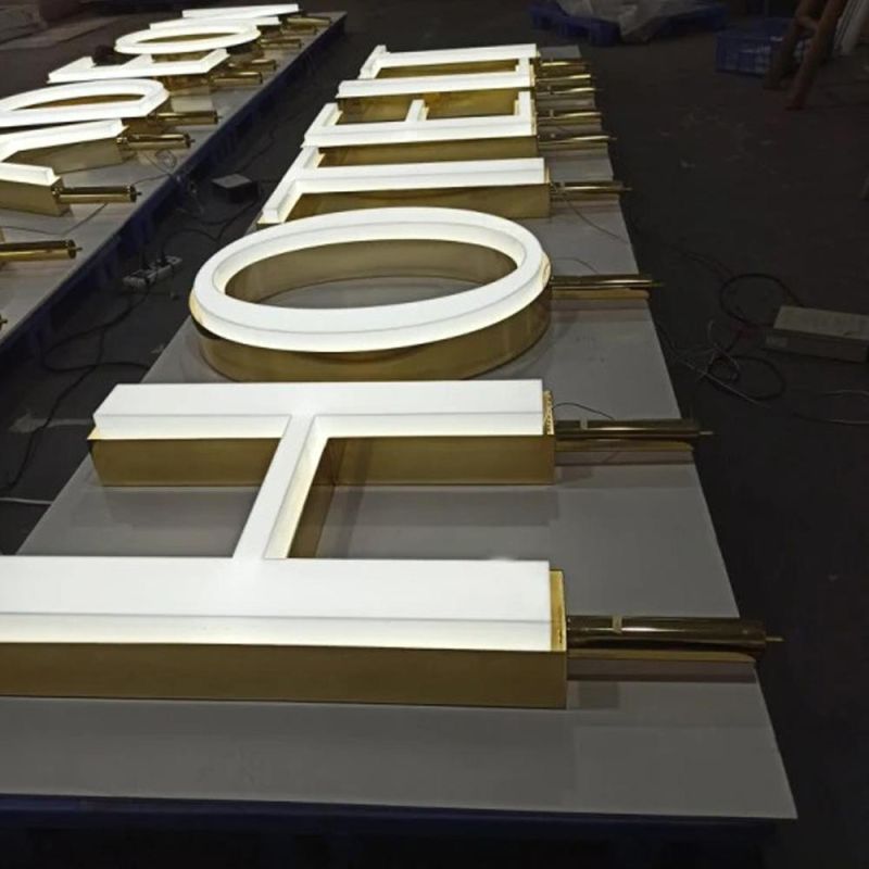 Hot Sale Customized 3D LED Letters Acrylic Letter Business Logo Design LED Sign