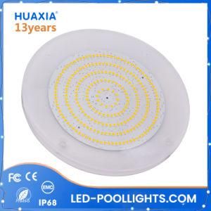New Slim PAR56 18W Resin Filled IP68 LED Picine Bulb Underwater Flat Swimming Pool Light