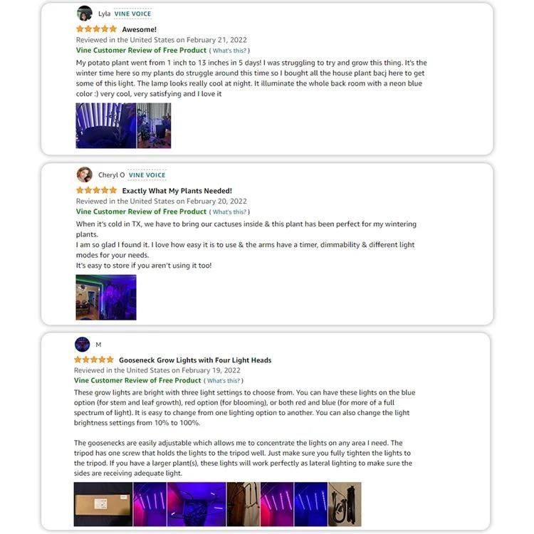 Indoor Grow LED Lights T8 LED Grow Light Hydroponic LED Grow Lights 24W Grow Tube for Plant Greenhouse Full Spectrum