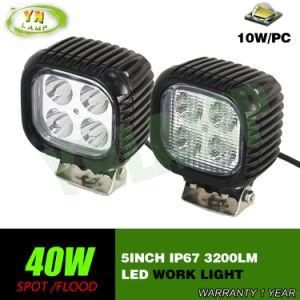 5inch 40W Auto LED Work Light with CREE LEDs for Truck