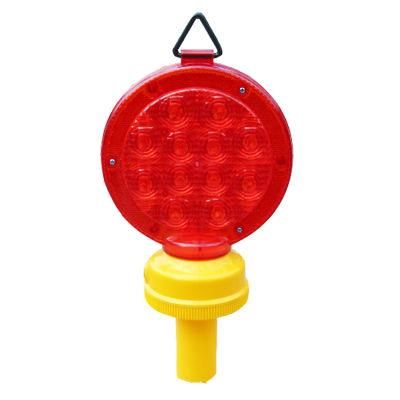 LED Road Safety Traffic Barricade Flashing Strobe Battery Warning Light