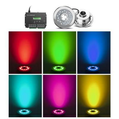 IP68 24V RGB LED Underwater Swimming Pool Fountain Light