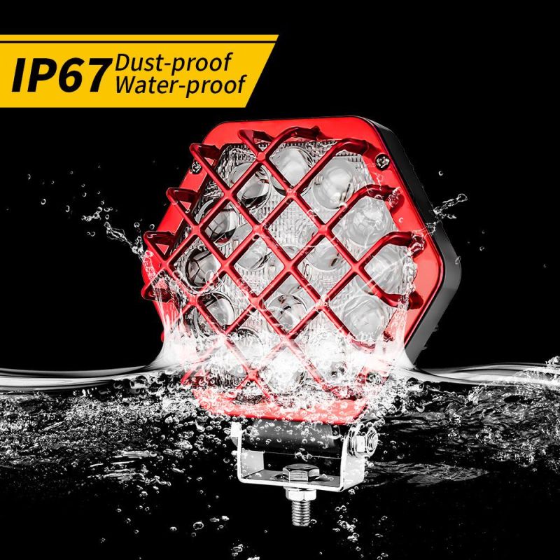 Dxz 5inch 48W 16SMD Working Lamps Driving Lights Auto Lighting System IP67 Waterproof Spotlight