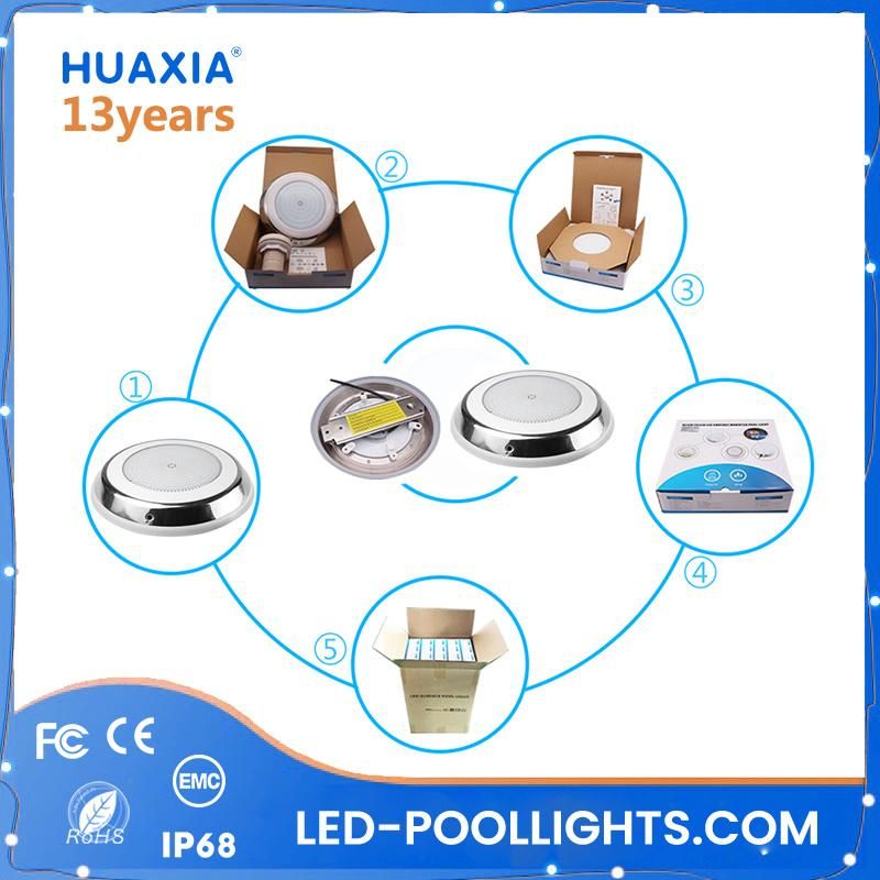 IP68 18W 316 Stainless Steel Underwater LED Pool Light for Piscina