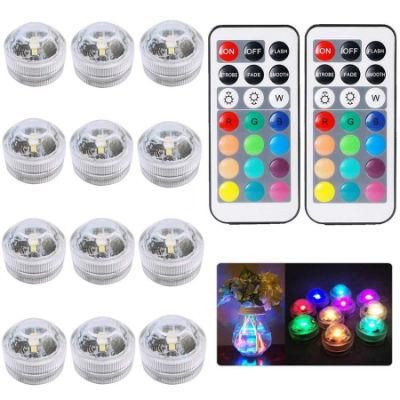 Remote Controlled RGB Submersible Light Battery Operated Underwater Night Light