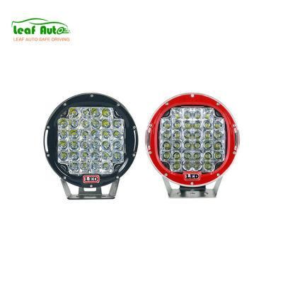 Black/Red 96W Offroad LED Work Light Spot Beam for ATV SUV 4X4 Truck Vehicle 9inch 96W LED Driving Light