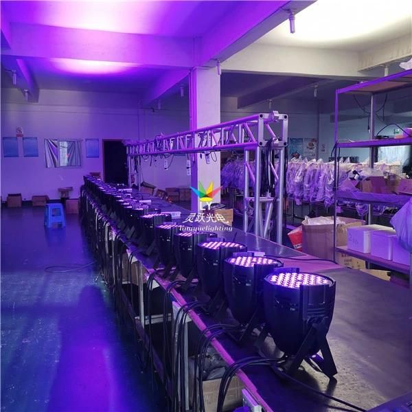 DMX Stage 54X3w LED RGBW PAR Can