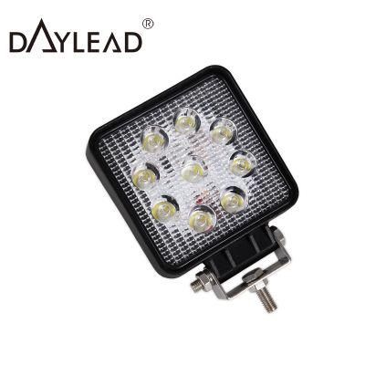 Wide Beam and High Power 27W Offroad Lamp Work LED Light for Tractor Truck ATV UTV off Road
