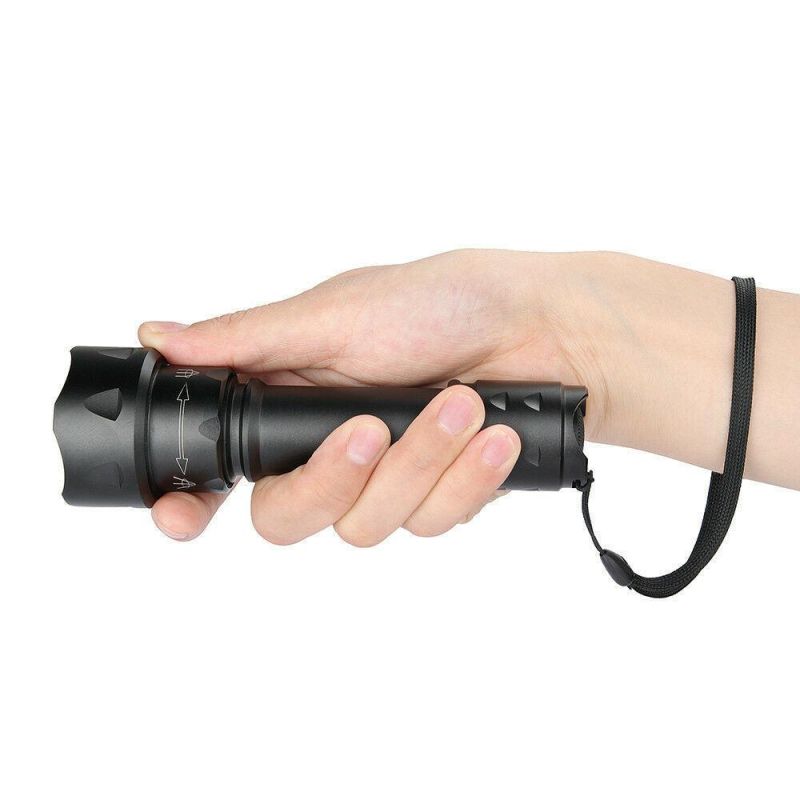 Bright LED White Light Outdoor Hunting Lighting Torch Tactical Flashlight