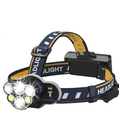 Red Safety Light Best Head Lamp, Running Camping Waterproof Headlamps 7 Modes 45-Degree Pivotable Head LED Headlamp Flashlight