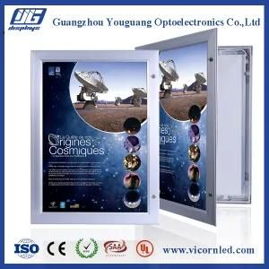 Aluminium 52mm thick Waterproof Outdoor lockable LED Light Box-YGW52