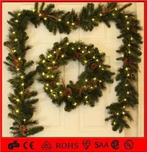 Indoor Holiday Decoration Colourful Handmade Christmas Garland Light